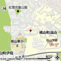 京都府京都市伏見区桃山町遠山28-29周辺の地図