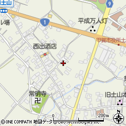 滋賀県甲賀市土山町北土山1691周辺の地図