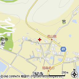 兵庫県三田市尼寺92周辺の地図
