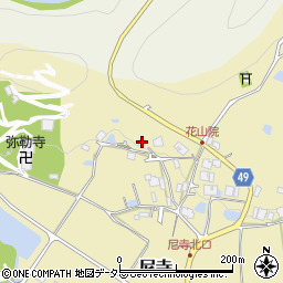 兵庫県三田市尼寺95周辺の地図