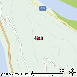 静岡県浜松市天竜区谷山周辺の地図