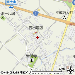 滋賀県甲賀市土山町北土山2170周辺の地図