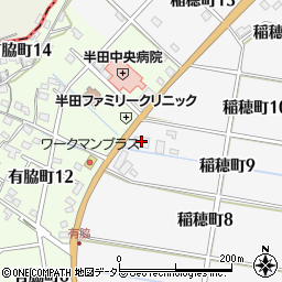 ファミーユ半田東浦周辺の地図