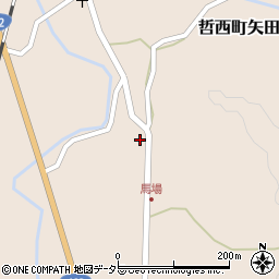 岡山県新見市哲西町矢田2289周辺の地図