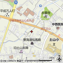 滋賀県甲賀市土山町北土山1600-3周辺の地図