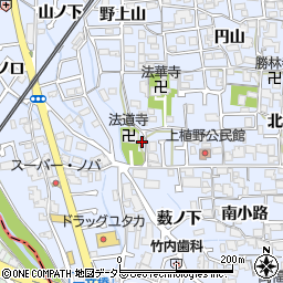 京都府向日市上植野町西小路37周辺の地図