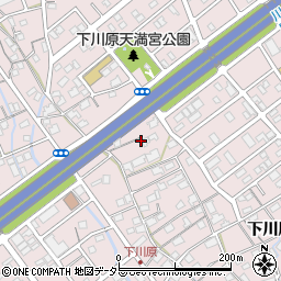 静岡県静岡市駿河区下川原5丁目6周辺の地図