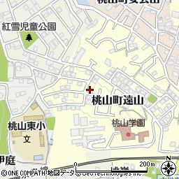 京都府京都市伏見区桃山町遠山28-43周辺の地図