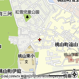 京都府京都市伏見区桃山町遠山28-55周辺の地図