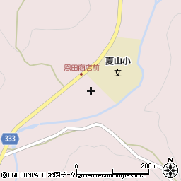 愛知県岡崎市夏山町（蔵前）周辺の地図