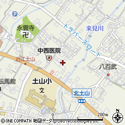 滋賀県甲賀市土山町北土山1437周辺の地図