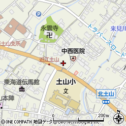 滋賀県甲賀市土山町北土山1509周辺の地図