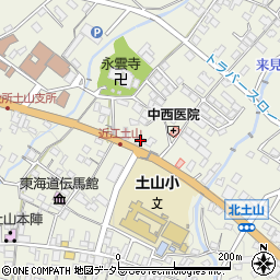 滋賀県甲賀市土山町北土山1520周辺の地図