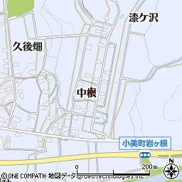 愛知県岡崎市小美町中根119周辺の地図