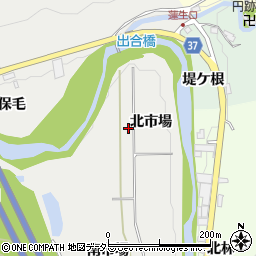 愛知県岡崎市生平町北市場周辺の地図