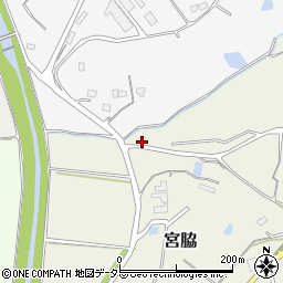 兵庫県三田市宮脇54周辺の地図