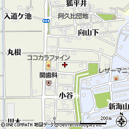 愛知県知多郡阿久比町卯坂小曽ケ脇163周辺の地図