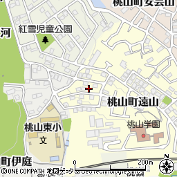 京都府京都市伏見区桃山町遠山28-5周辺の地図