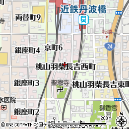 京都府京都市伏見区桃山羽柴長吉西町18周辺の地図