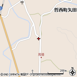 岡山県新見市哲西町矢田2290周辺の地図