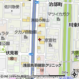 京都府京都市伏見区島津町136周辺の地図