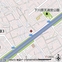 静岡県静岡市駿河区下川原2丁目40周辺の地図