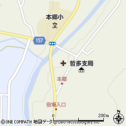 岡山県新見市哲多町本郷574周辺の地図