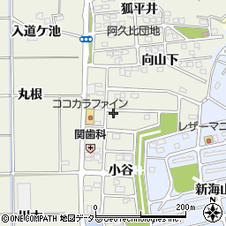 愛知県知多郡阿久比町卯坂小曽ケ脇164周辺の地図