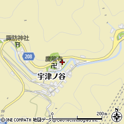 静岡県静岡市駿河区宇津ノ谷735周辺の地図