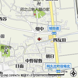 阿久比町役場　卯ノ山児童館周辺の地図