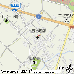 滋賀県甲賀市土山町北土山2172周辺の地図