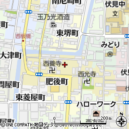 京都府京都市伏見区土橋町339-3周辺の地図