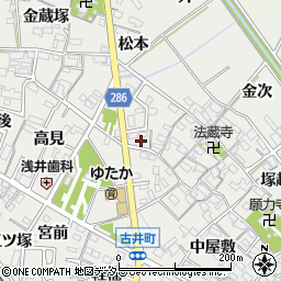 安城桜井線周辺の地図