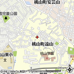 京都府京都市伏見区桃山町遠山37-23周辺の地図