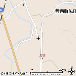 岡山県新見市哲西町矢田2292周辺の地図