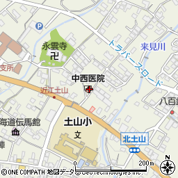 滋賀県甲賀市土山町北土山1433-2周辺の地図