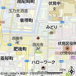 京都府京都市伏見区土橋町334周辺の地図