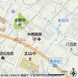 滋賀県甲賀市土山町北土山1434周辺の地図