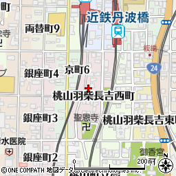 京都府京都市伏見区桃山羽柴長吉西町4周辺の地図