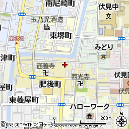 京都府京都市伏見区土橋町335周辺の地図