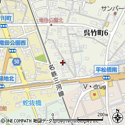 中川塗工店周辺の地図