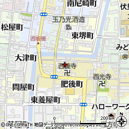 京都府京都市伏見区土橋町340周辺の地図