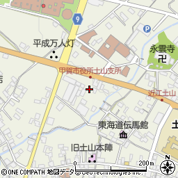 滋賀県甲賀市土山町北土山1724-3周辺の地図