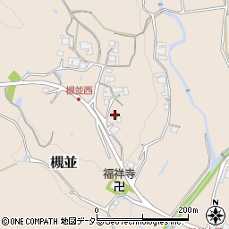 兵庫県川辺郡猪名川町槻並カツコウ周辺の地図