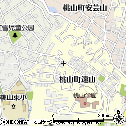 京都府京都市伏見区桃山町遠山37-2周辺の地図