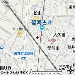 愛知県安城市古井町北芝崎26周辺の地図