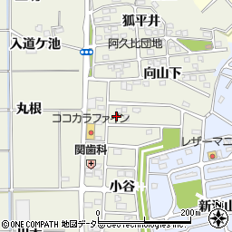 愛知県知多郡阿久比町卯坂小曽ケ脇151周辺の地図