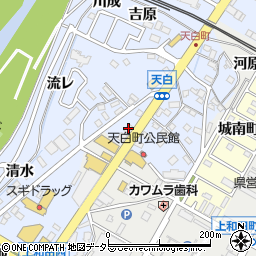 ニッカホーム中部株式会社　岡崎ショールーム周辺の地図