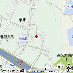 兵庫県加西市北条町栗田562周辺の地図