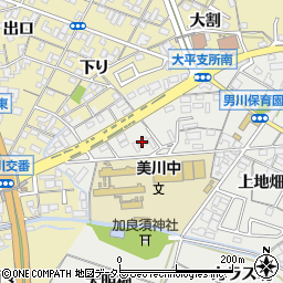 愛知県岡崎市丸山町（ハサマ）周辺の地図